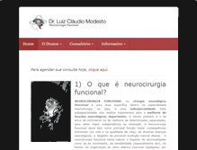 Tablet Screenshot of doutorluizclaudio.com